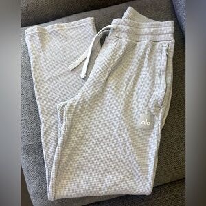 ALO Heavyweight Waffle Lounge Pants